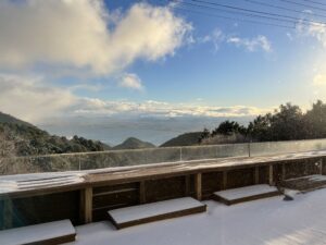 琵琶湖を望む山床テラス　ロテルド比叡に宿泊してきた